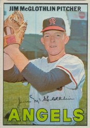 1967 Topps Baseball Cards      019      Jim McGlothlin